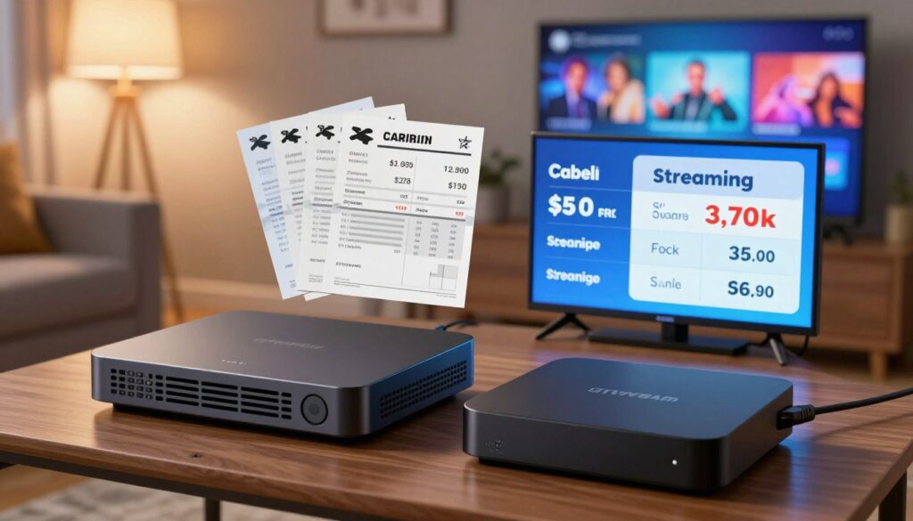 Cable TV equipment fees and streaming subscription costs