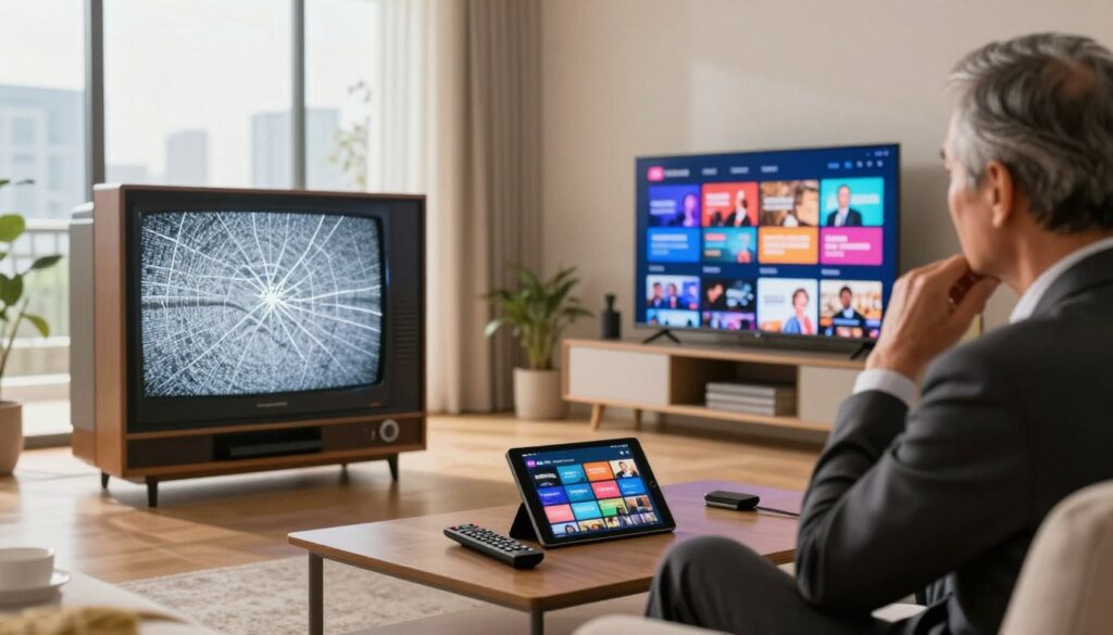 Linear television decline